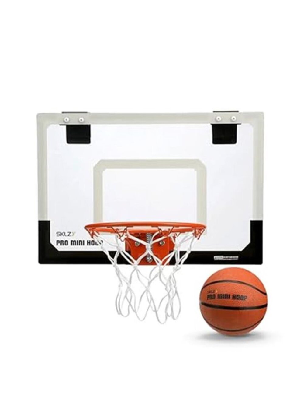 Pro Mini Indoor Basketball Hoop with Ball, Over the Door,Shatter-Proof Backboard